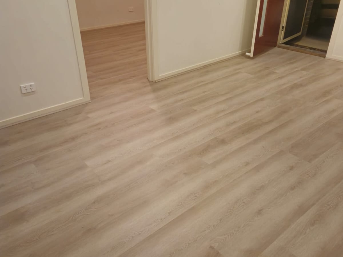 Completed flooring on project 1002, photograph 4 of 6