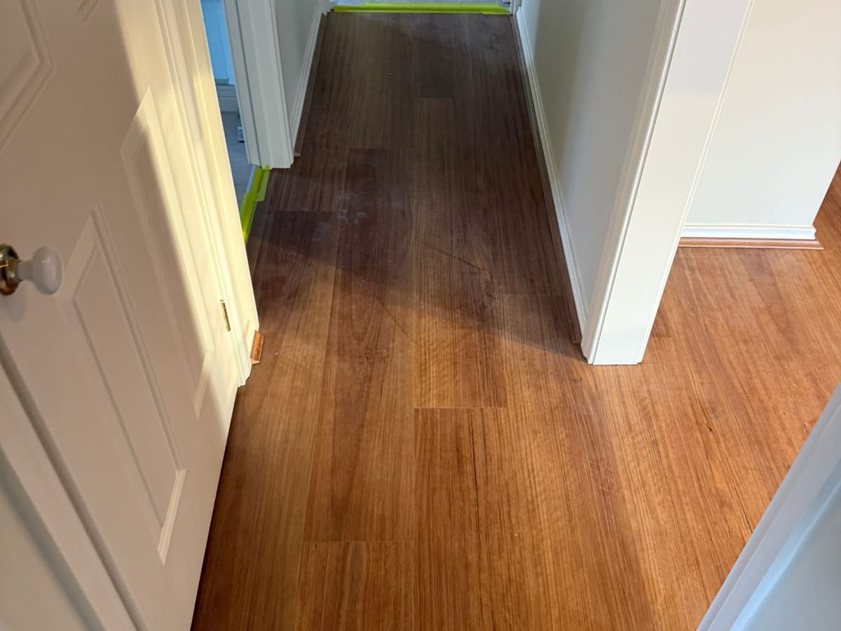 Completed flooring on project 1007, photograph 3 of 3