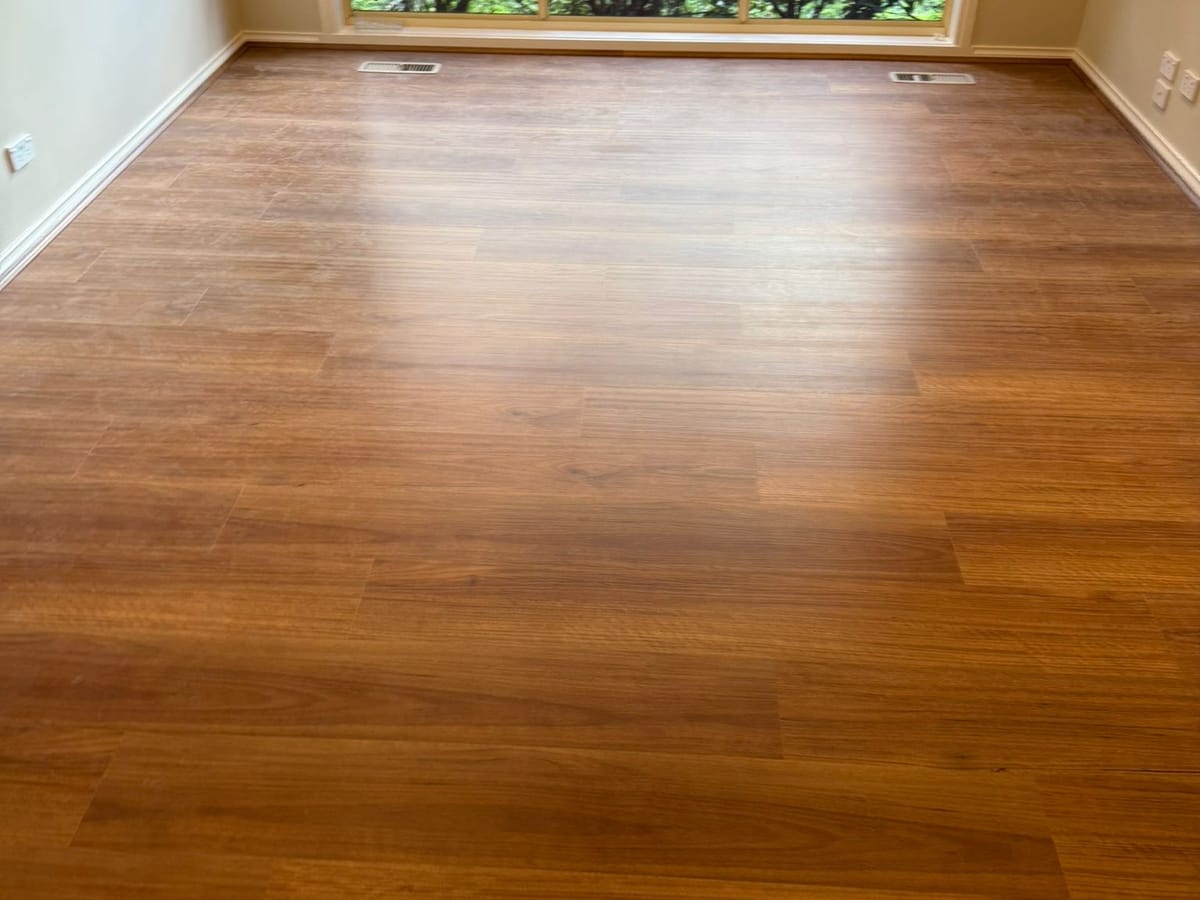 Completed flooring on project 1007, photograph 1 of 3